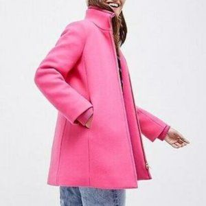 J. Crew lodge coat in Italian stadium-cloth wool